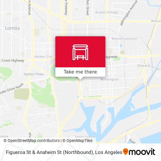 Figueroa St & Anaheim St (Northbound) map