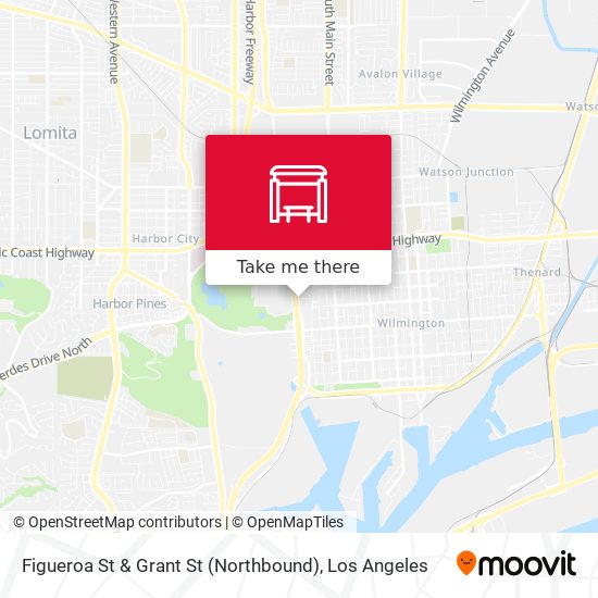 Figueroa St & Grant St (Northbound) map