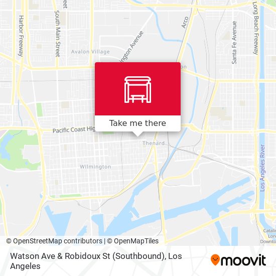 Watson Ave & Robidoux St (Southbound) map