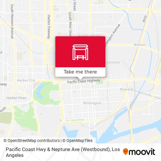 Pacific Coast Hwy & Neptune Ave (Westbound) map