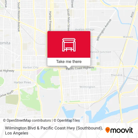 Wilmington Blvd & Pacific Coast Hwy (Southbound) map