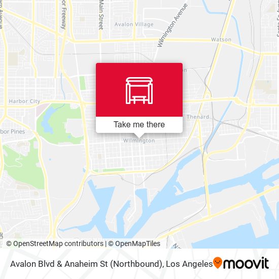 Avalon Blvd & Anaheim St (Northbound) map