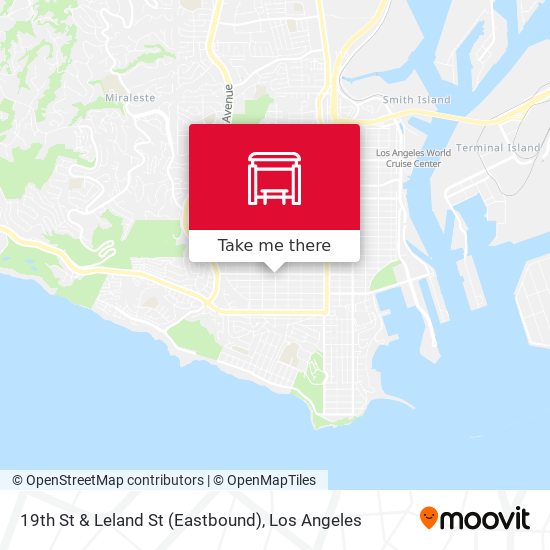 19th St & Leland St (Eastbound) map
