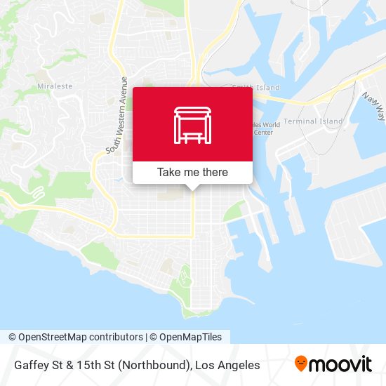Gaffey St & 15th St (Northbound) map