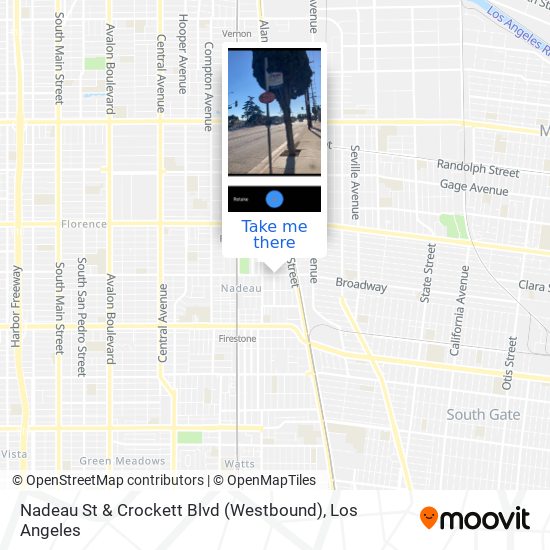 Mapa de Nadeau St & Crockett Blvd (Westbound)