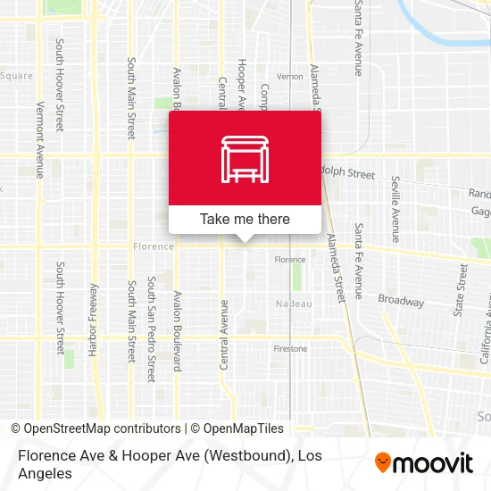 Florence Ave & Hooper Ave (Westbound) map