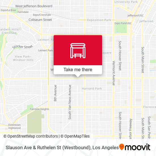 Slauson Ave & Ruthelen St (Westbound) map