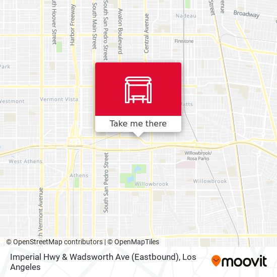 Imperial Hwy & Wadsworth Ave (Eastbound) map