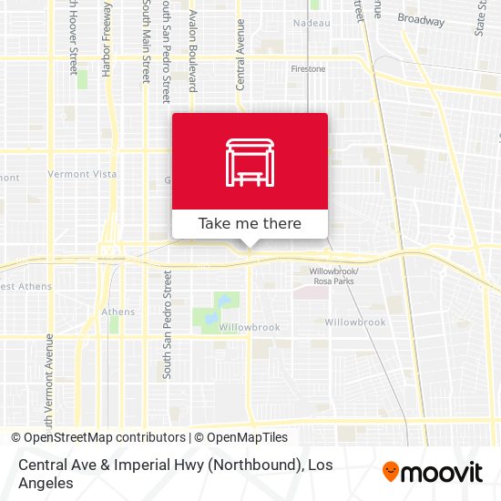 Central Ave & Imperial Hwy (Northbound) map