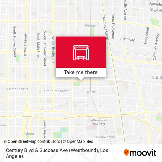 Mapa de Century Blvd & Success Ave (Westbound)