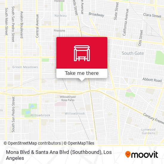 Mona Blvd & Santa Ana Blvd (Southbound) map