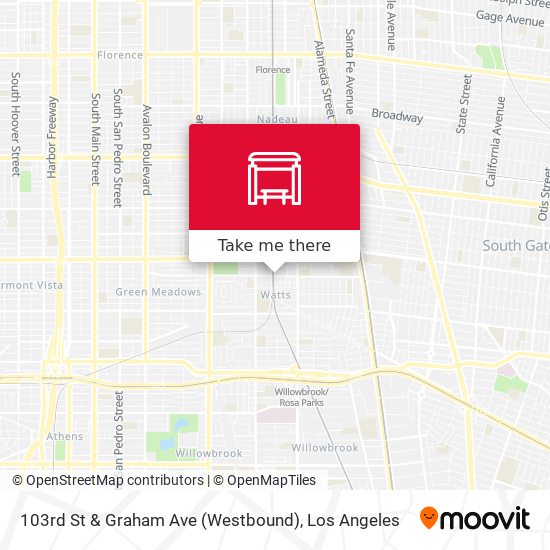 Mapa de 103rd St & Graham Ave (Westbound)