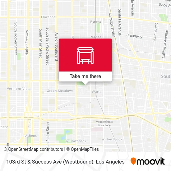 103rd St & Success Ave (Westbound) map