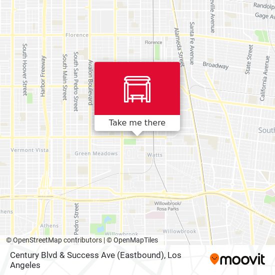 Mapa de Century Blvd & Success Ave (Eastbound)