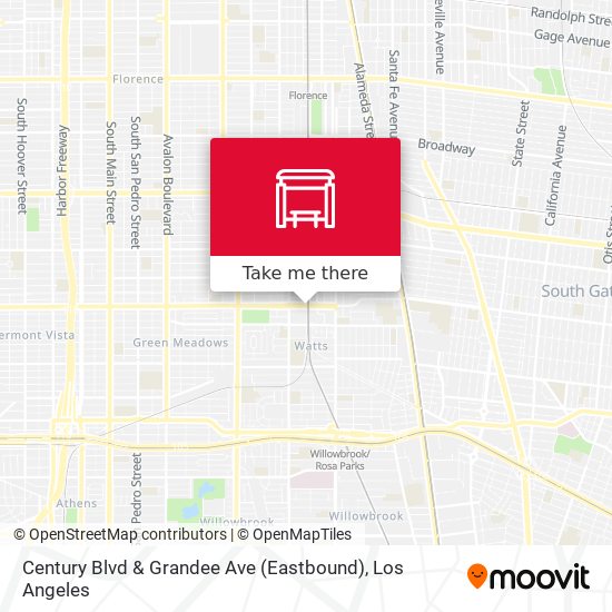 Century Blvd & Grandee Ave (Eastbound) map