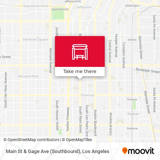 Mapa de Main St & Gage Ave (Southbound)