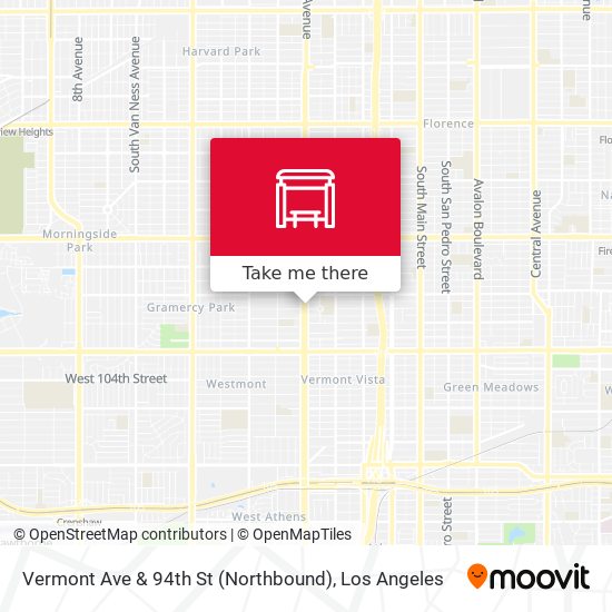 Vermont Ave & 94th St (Northbound) map