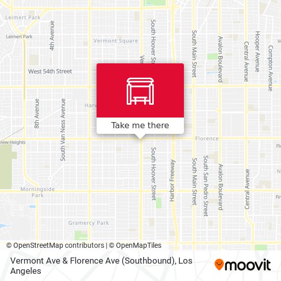 Vermont Ave & Florence Ave (Southbound) map