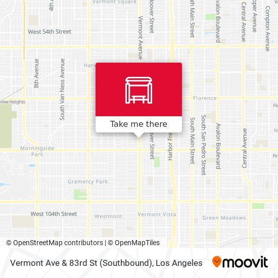 Vermont Ave & 83rd St (Southbound) map