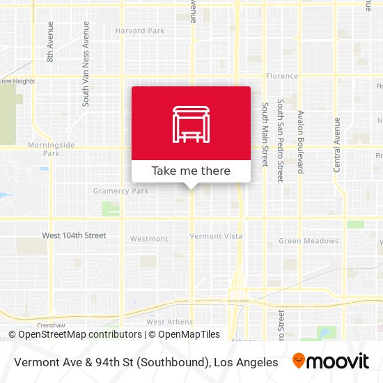 Vermont Ave & 94th St (Southbound) map