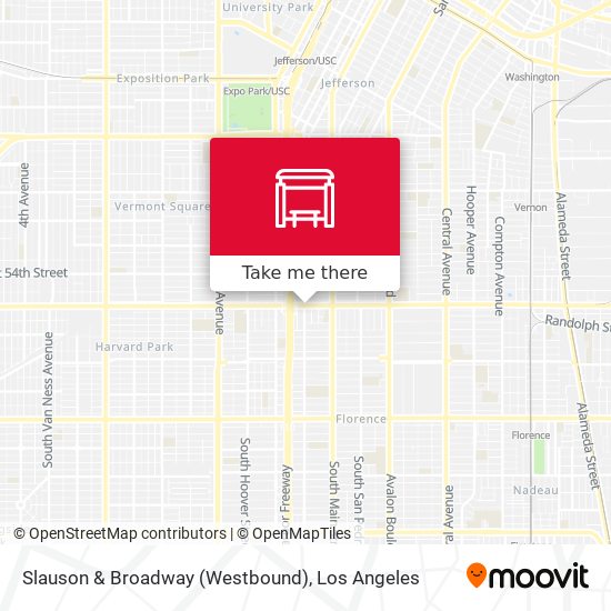 Slauson & Broadway (Westbound) map