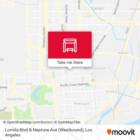Lomita Blvd & Neptune Ave (Westbound) map