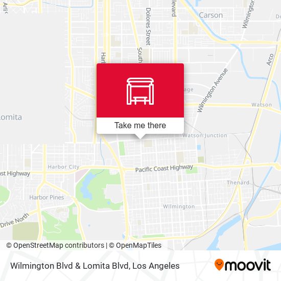 Wilmington Blvd & Lomita Blvd map