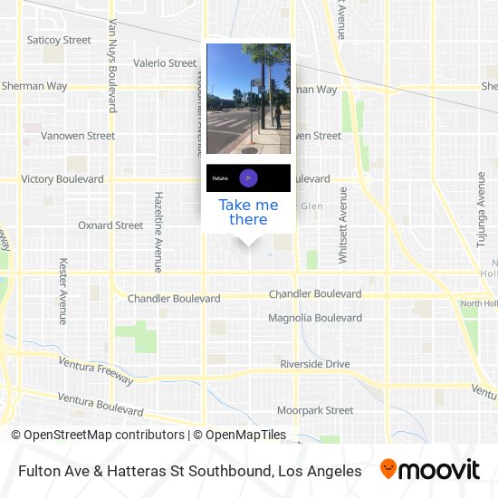 Fulton Ave & Hatteras St Southbound map