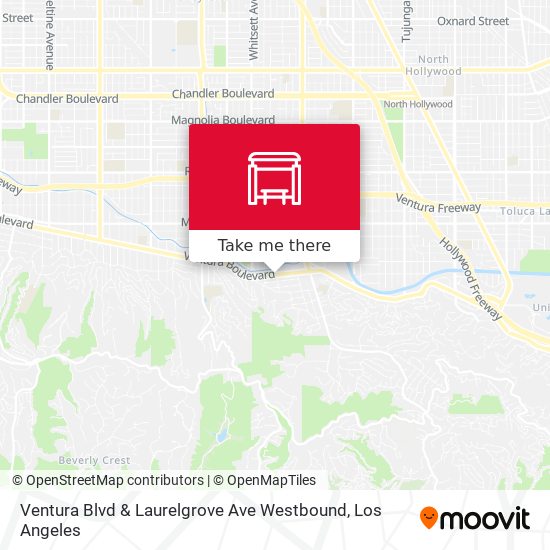 Mapa de Ventura Blvd & Laurelgrove Ave Westbound