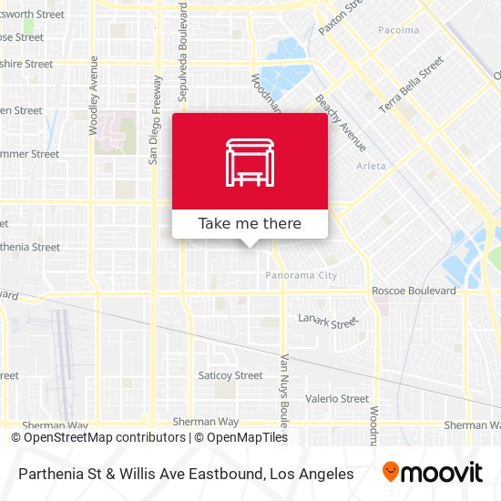 Parthenia St & Willis Ave Eastbound map
