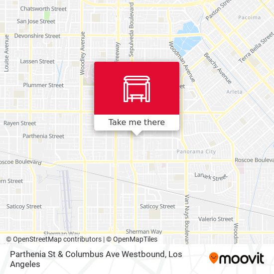 Parthenia St & Columbus Ave Westbound map