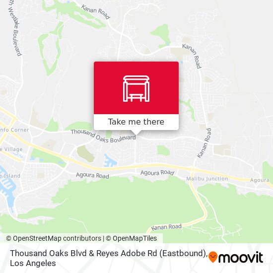 Thousand Oaks Blvd & Reyes Adobe Rd (Eastbound) map