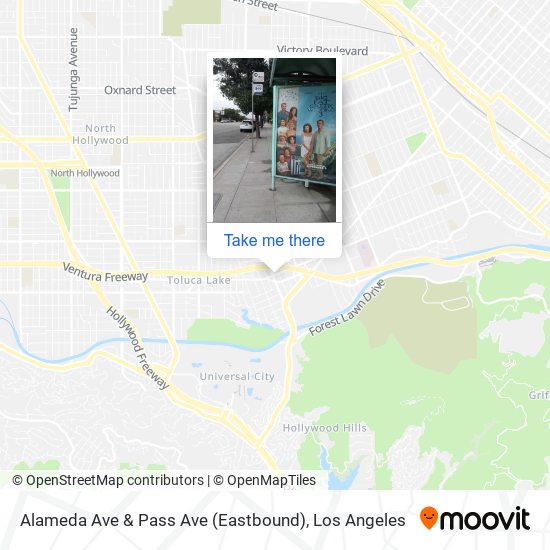 Mapa de Alameda Ave & Pass Ave (Eastbound)