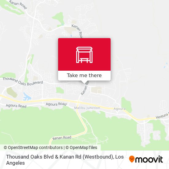 Thousand Oaks Blvd & Kanan Rd (Westbound) map