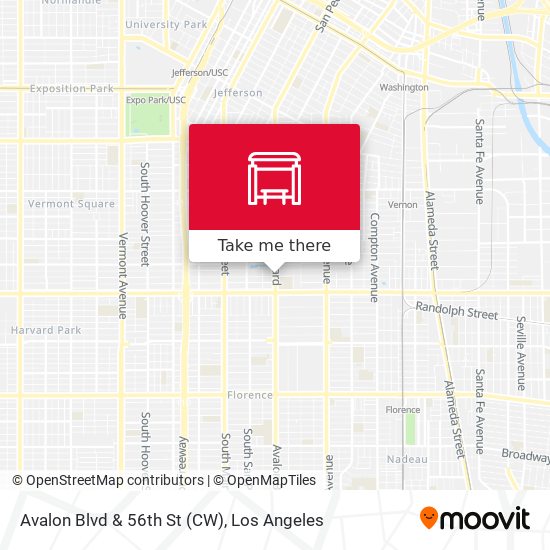 Avalon Blvd & 56th St (CW) map