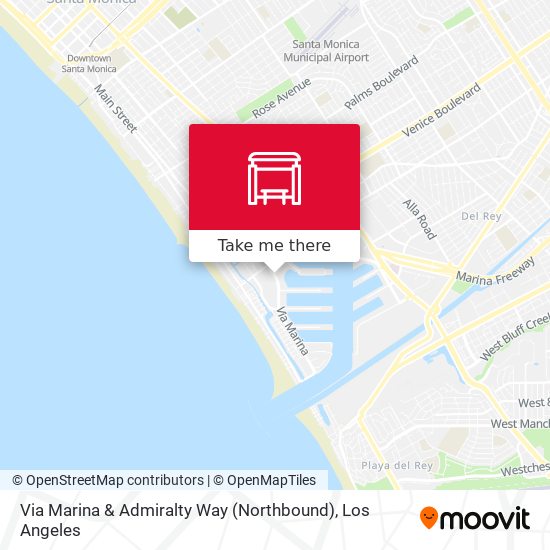 Via Marina & Admiralty Way (Northbound) map