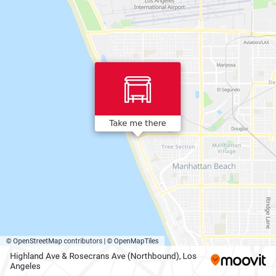 Highland Ave & Rosecrans Ave (Northbound) map