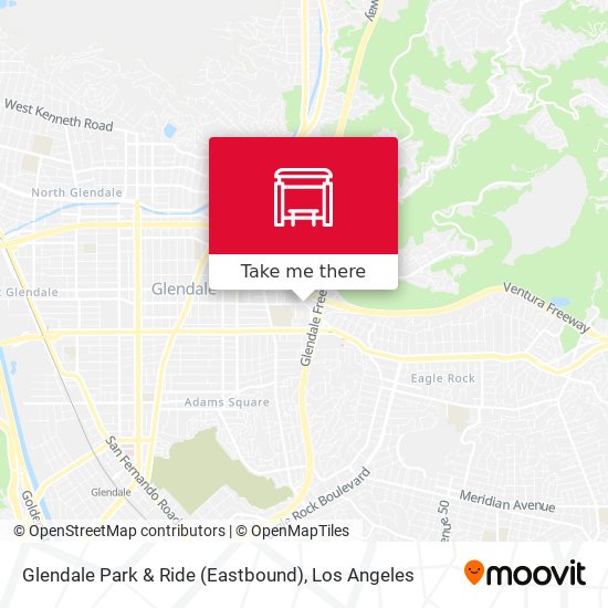 Mapa de Glendale Park & Ride (Eastbound)