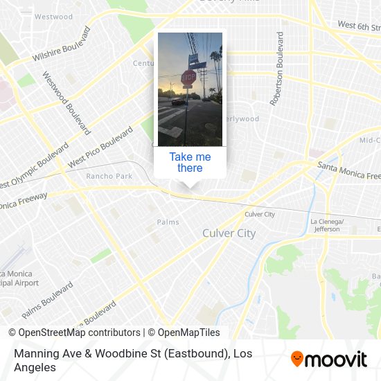 Manning Ave & Woodbine St (Eastbound) map
