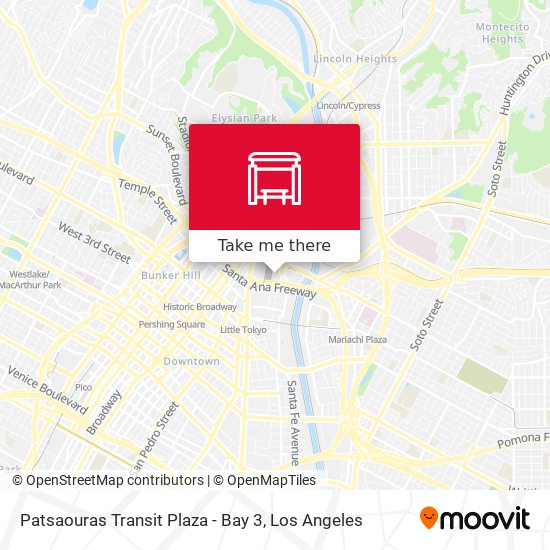 Patsaouras Transit Plaza - Bay 3 map