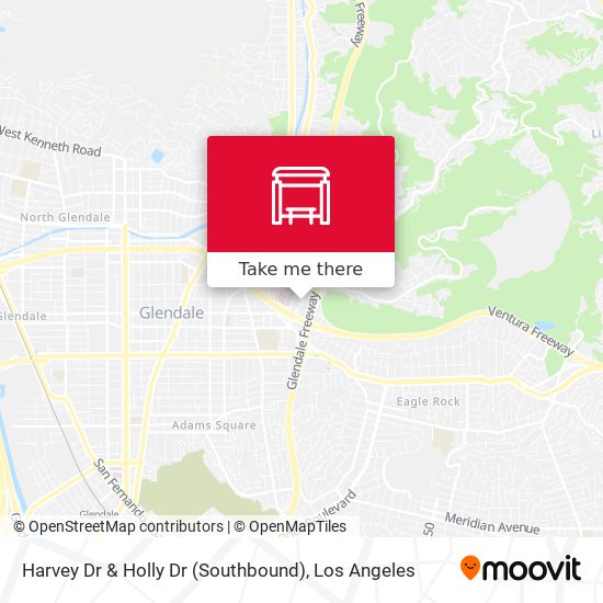 Harvey Dr & Holly Dr (Southbound) map