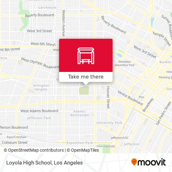 Mapa de Loyola High School