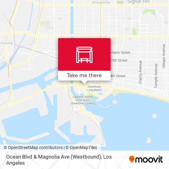Ocean Blvd & Magnolia Ave (Westbound) map