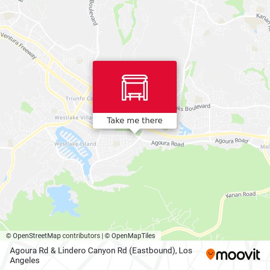 Mapa de Agoura Rd & Lindero Canyon Rd (Eastbound)