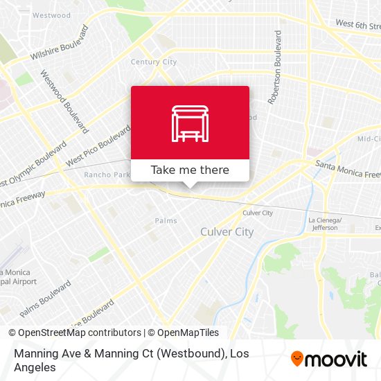 Manning Ave & Manning Ct (Westbound) map