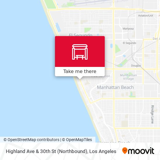 Highland Ave & 30th St (Northbound) map