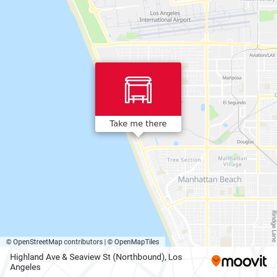 Mapa de Highland Ave & Seaview St (Northbound)