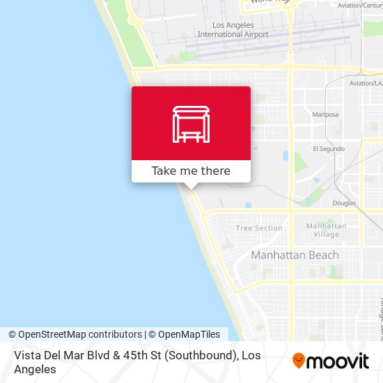 Vista Del Mar Blvd & 45th St (Southbound) map