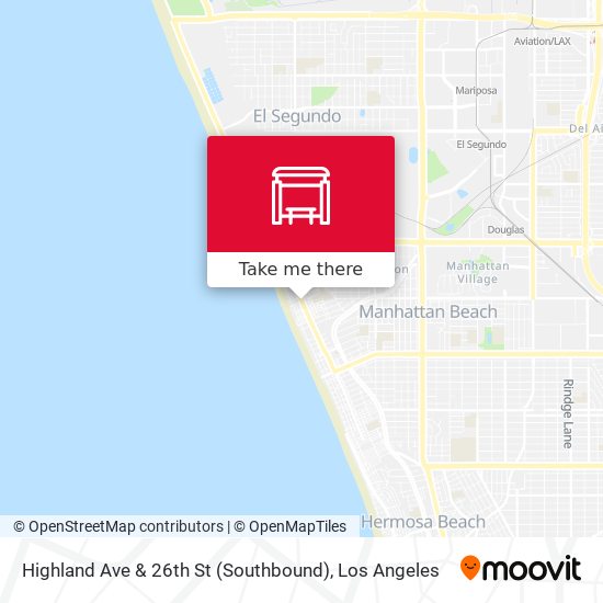 Highland Ave & 26th St (Southbound) map