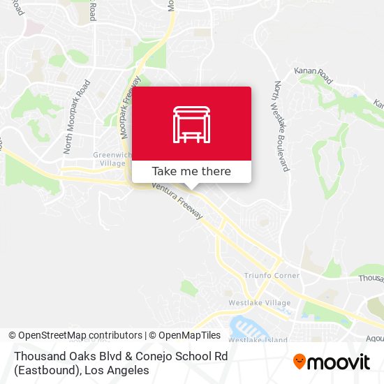 Thousand Oaks Blvd & Conejo School Rd (Eastbound) map